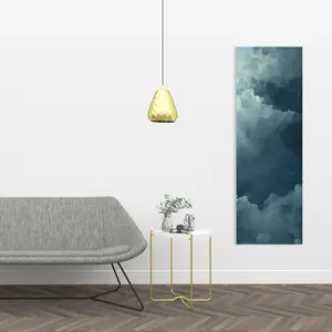 Pictorem C1RC1648X5HNDU 16x48 in. Artistic Minimalist Afterglow-White Canvas Print, Decorative Wall Art for Elegant Room Decoration