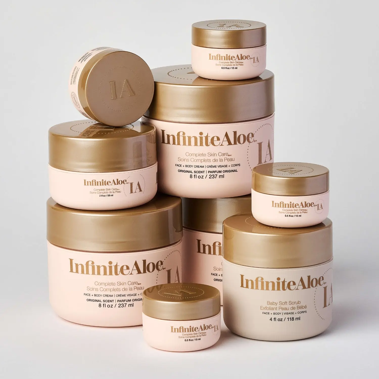 Complete Skin Care 20th Collection by InfiniteAloe. Face and body hydration for dry skin, eczema, itchy skin and tough patches.
