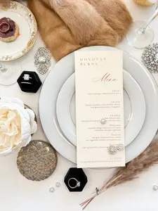Place Card Menus with Names | Style 223