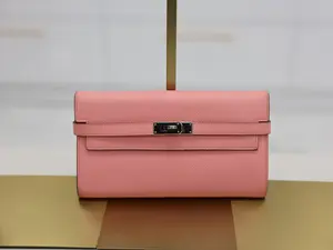 Pre-owned HERMÈS Epsom Leather Clutches & Wristlets Hermes Kelly Wallet