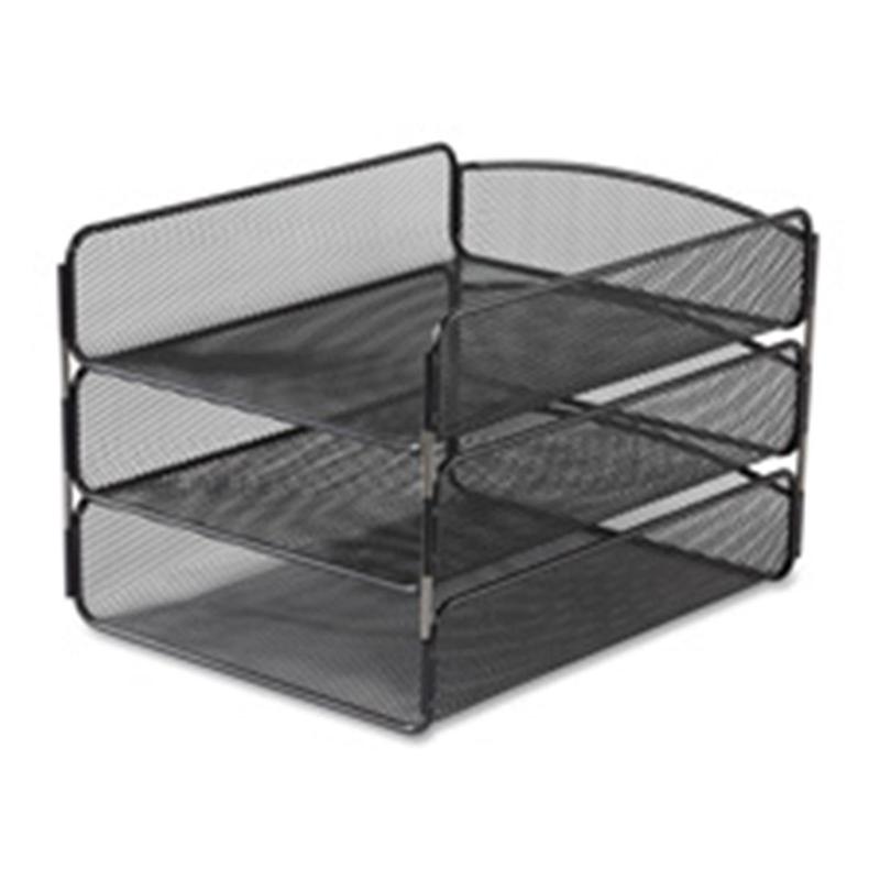 Safco Onyx Letter Tray (SAF3271WH) - White, Steel Frame, Mesh Work Desk Accessory, Files Organizer, Paper Organizer, Paper Organizers