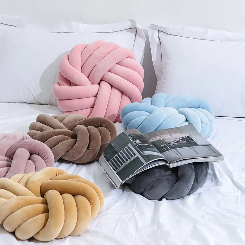 Nordic Knotted Pillow Cushions - Soft, Stylish Home Decor
