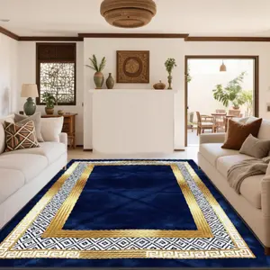 Velvet soft and comfortable patterned printed carpet, suitable for multiple scenarios, available in various sizes, soft and non-shedding, Area Rugs