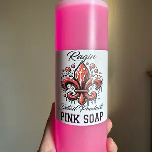 Pink soap