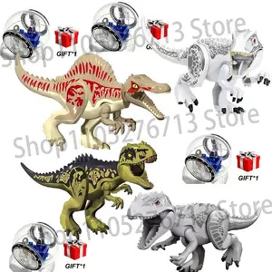 29 Styles Jurassic Dinosaurs World Building Blocks Dino Bricks With Escape Gyrosphere Tyrannosaurus Indominus I-Rex  Kids Toys