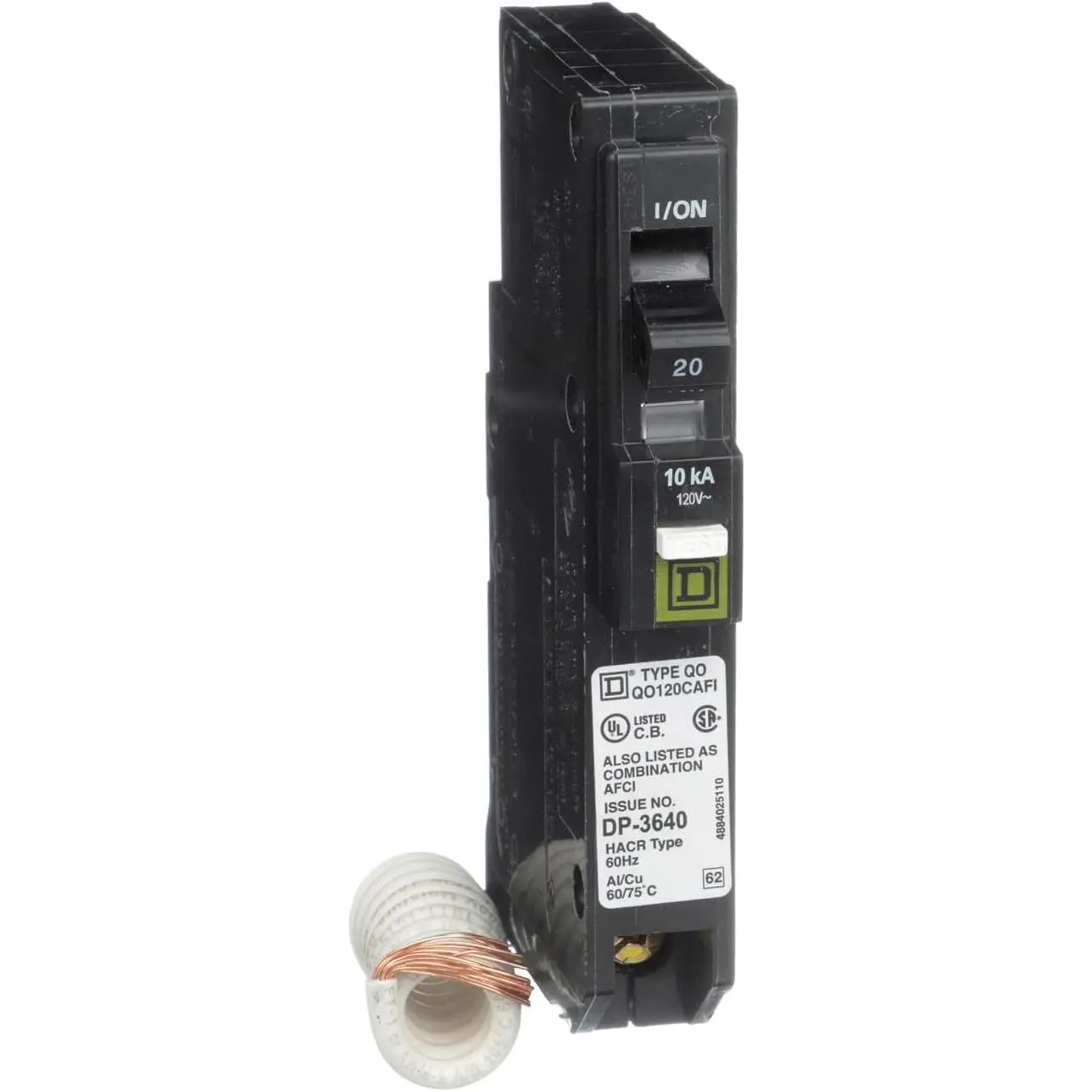 QO120CAFI QO 20A Arc Fault Breaker