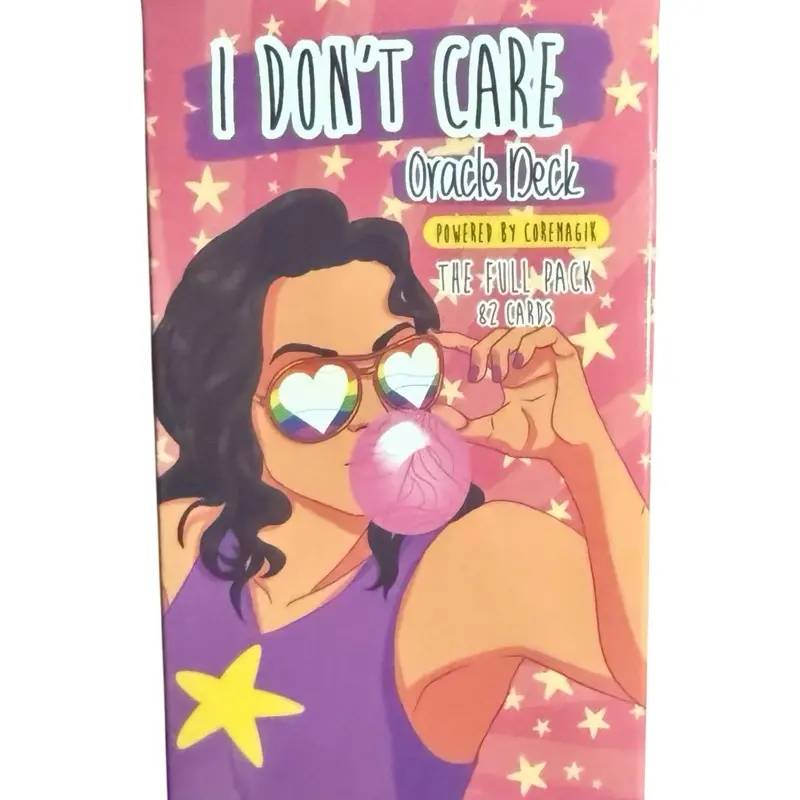 “I Don’t Care” Oracle Deck — Sassy Motivation & Self-Love Cards for Letting Go, Manifestation & Confidence