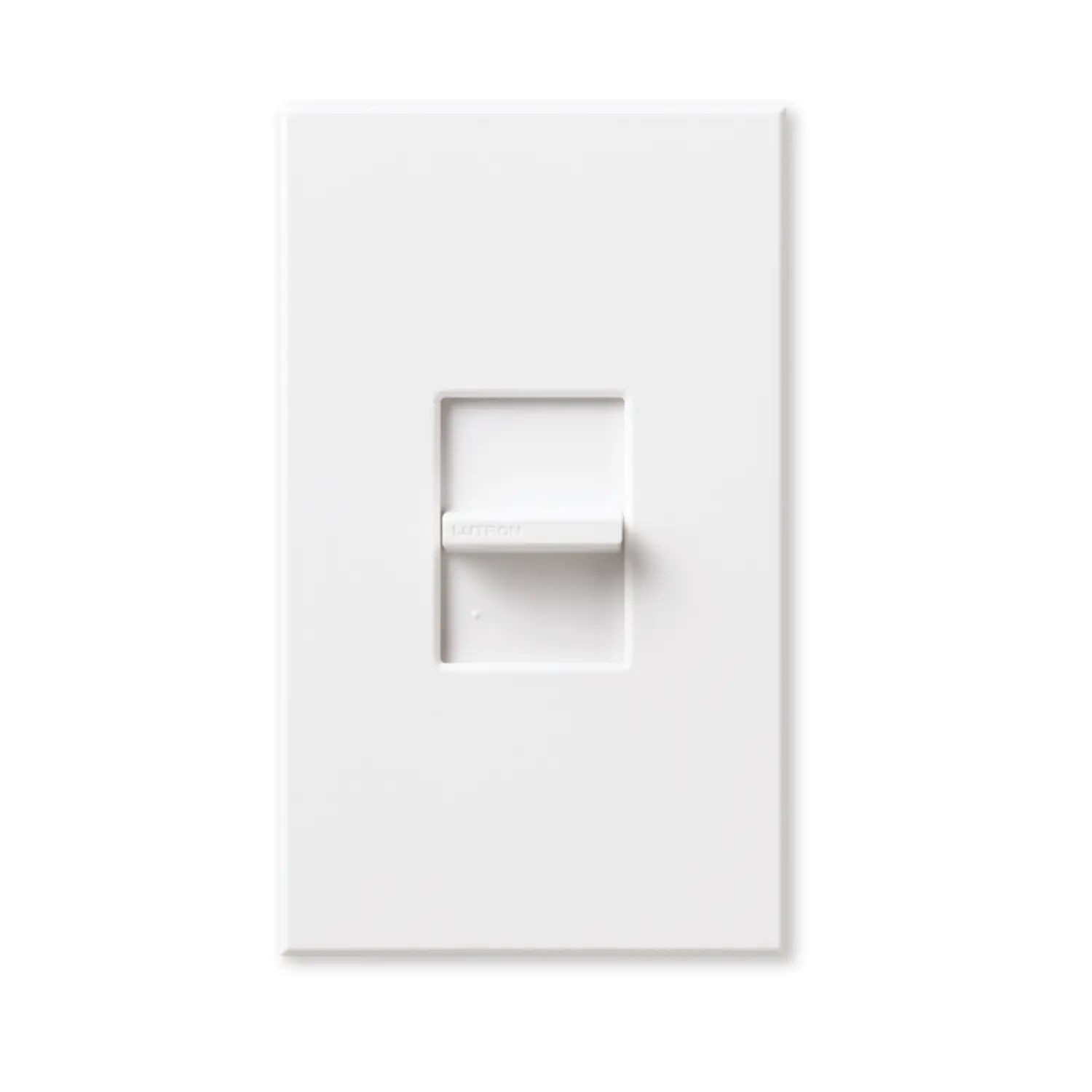 Lutron NTSTV Nova T LED 0-10V Light Controller Dimmer Switch - Single Pole, Adjustable Brightness, Control Link Compatible, Wall Plate Included, Home Accessories, Electrical Accessories