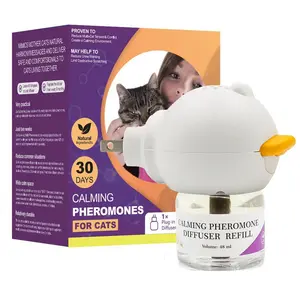 Ways to calm a cat,cat calming diffuser set that reduces urine marking and destructive scratching in cats, eases tension and conflicts among multiple cats, and lets cats feel an unprecedented sense of comfort at home.The Perfect Gift for Cat Owners. Pet