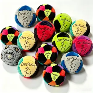 DirtBag Premium Hacky Sack Sand Filled Non Slip Lightweight Tough Fabric Footbag Stable For Tricks Outdoor Use Beginners To Pros  Hacky Sacks
