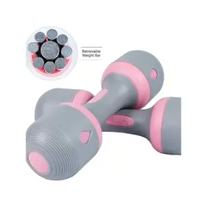 Sports season  Adjustable Dumbbell Pair 5 In 1 Weight Options Non Slip Neoprene Hand All Purpose Home Gym Office Outdoor agility training