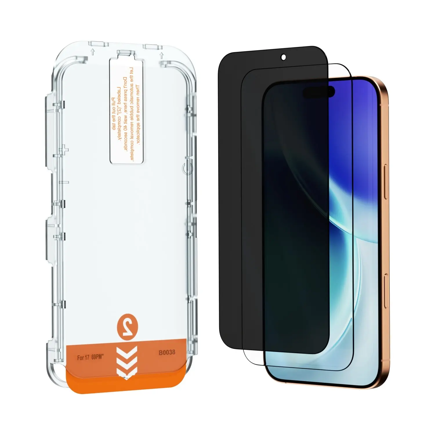 TRANSFORMERS 2-Pack Tempered Glass Screen Protector for Smartphone - High-Definition, Shatterproof, with Installation Accessories