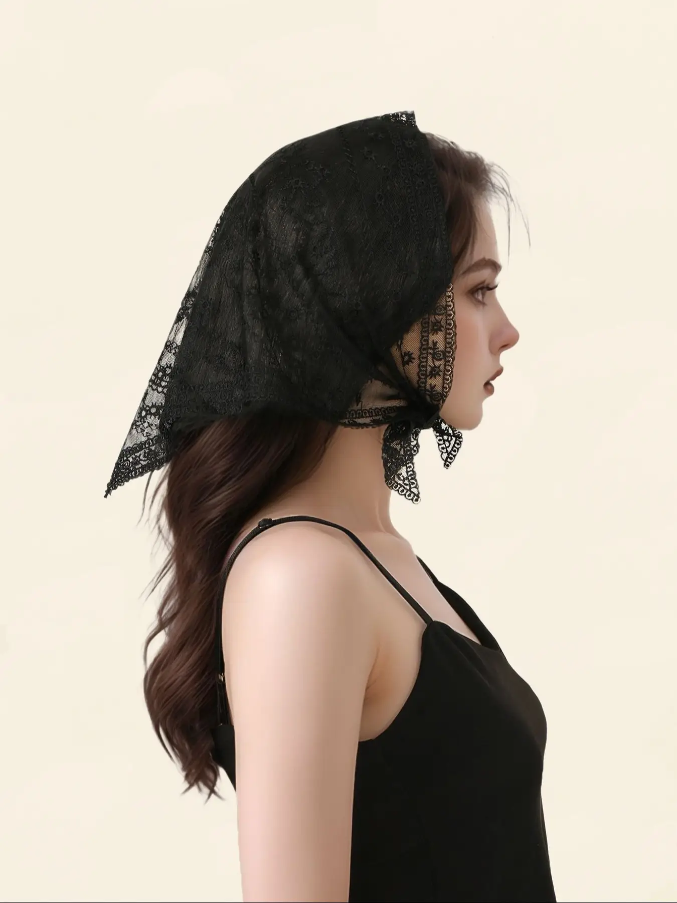 Vintage Floral Triangle Headband, Fashionable Versatile Accessory, Soft Comfortable Material, Perfect for Any Occasion