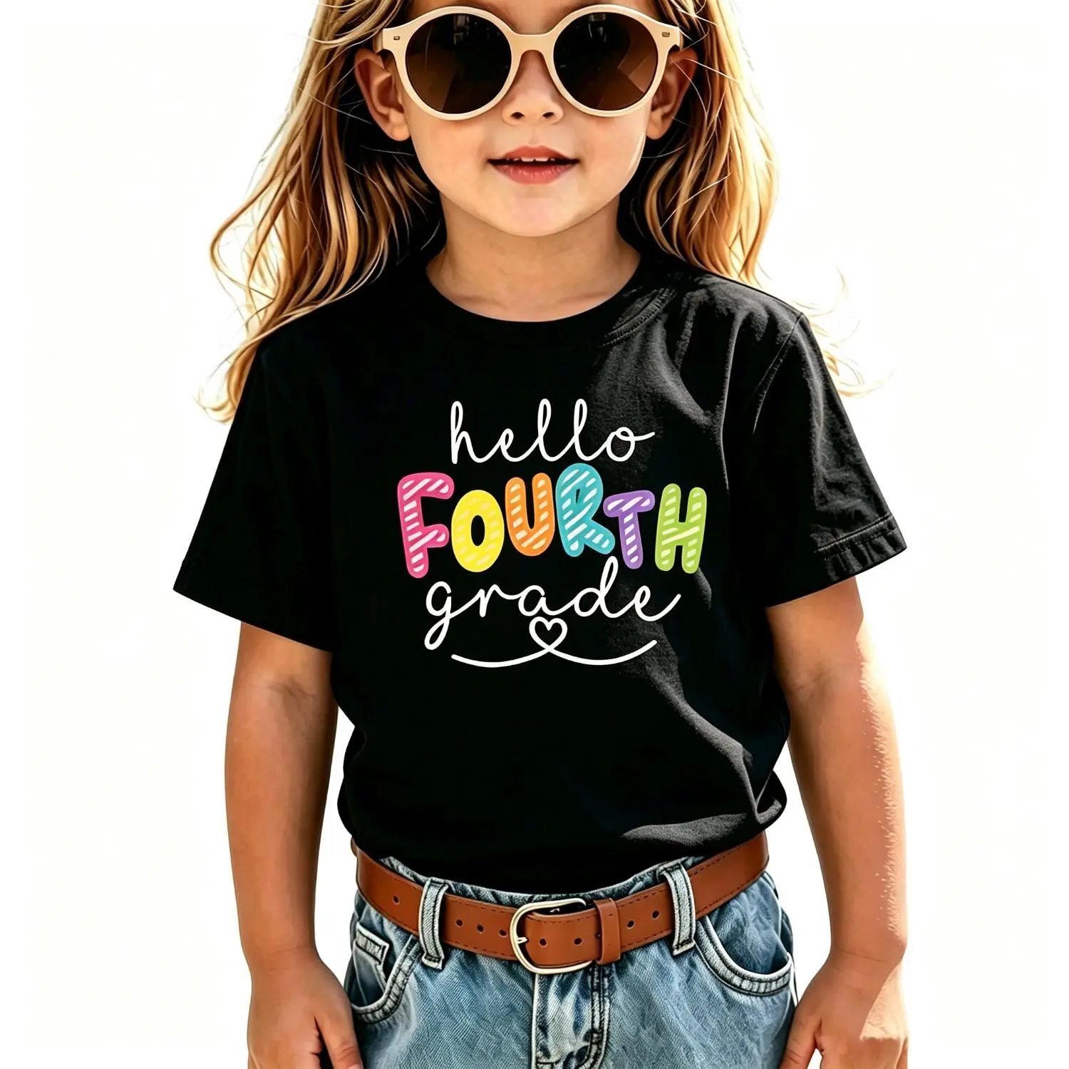 First Day of School Shirt Girls Boys Preschool to 5th Grade Tshirt Kids Back to School Graphic Tee Tops