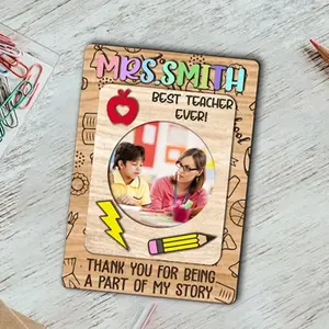 Fridge Photo Magnet, Teachers Day Magnets, Wallet Size Photo Frame, Teacher Photo Frame, Gift for Teacher, Gift for Kid