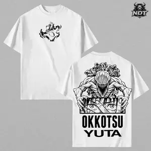 Yuta Okkotsu Oversized Anime T-Shirt, Jujutsu Kaisen Streetwear Tee, Yuta Graphic Cotton Shirt, Dark Cursed Energy Aesthetic Outfit, Unisex Casual Drip, Gift For Anime Fans