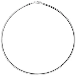 Sterling Silver Omega 3mm Necklace Chain Italian Italy