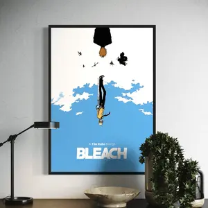 Bleach The Upside Down World Poster – Exclusive High-Quality Anime Wall Art – Surreal Realms Gift For Bleach Fans Artistic DecorPoster