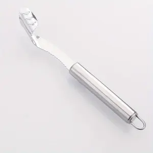 Upgrade Your Kitchen with This Versatile Serrated Stainless Steel Pepper Corer And Seeder!