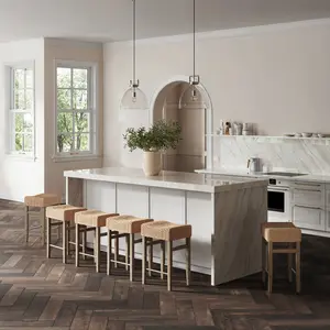 Seagrass Counter Height Bar Stools Brown (Set of 6)