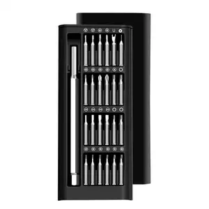 Mini Screwdriver Set with 24 Magnetic Bits, Portable Precision Repair Kit for iPhone, PC, Eyeglasses