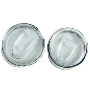 Clear Sliding Replacement Plastic Lid for a 30oz and 20oz Skinny Tumbler, 99% Leak Proof, Spill Proof, Fits Skinnys and Hoggdles