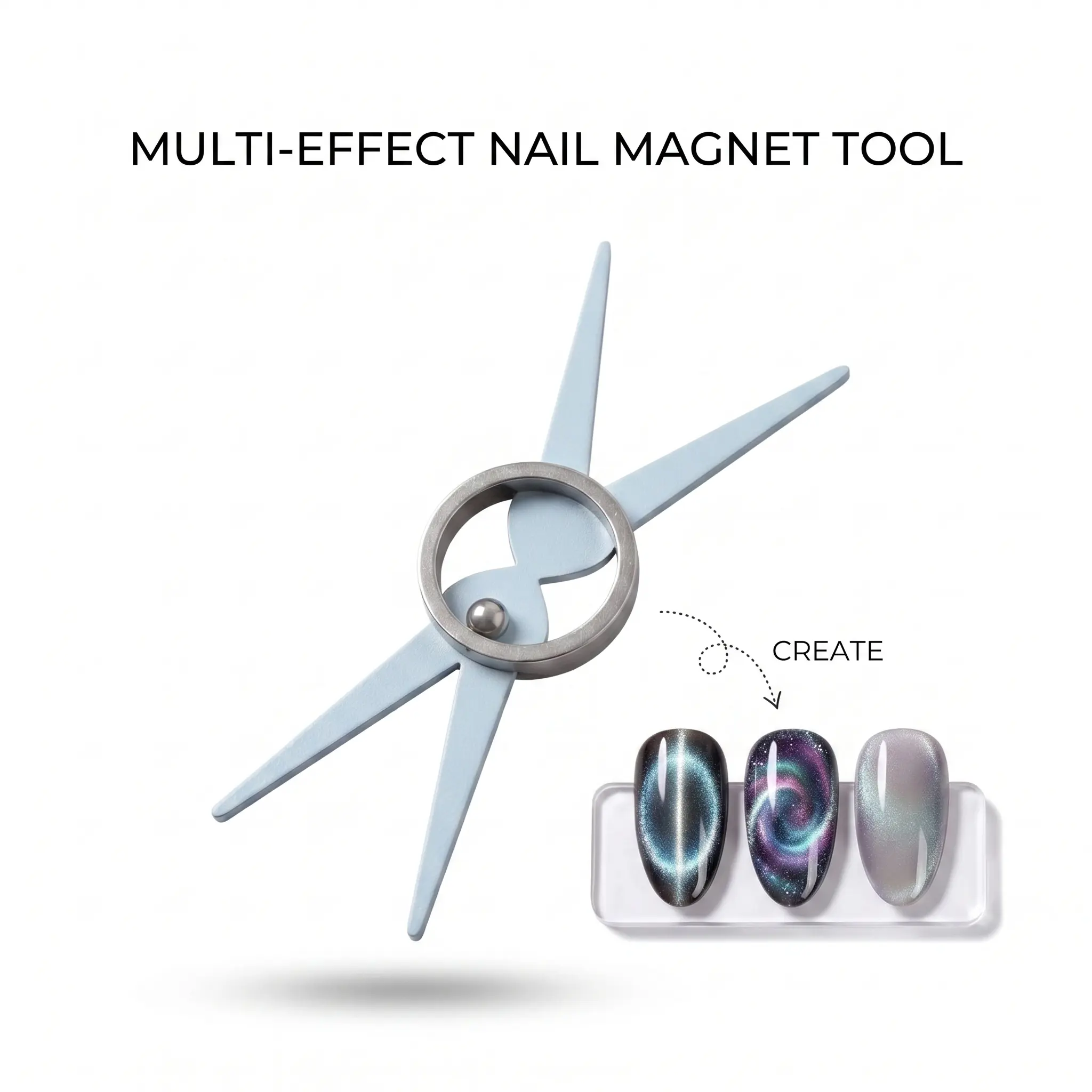 Cat Eye Magnetic Nail Tool – Create Stunning 3D Cat Eye Nail Designs Instantly!