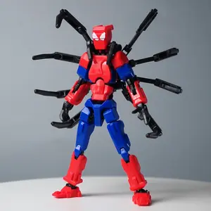 Multi-Jointed Action Figure Doll, Ideal Desktop Decor & Stress Relief Toy, Flexible Poseable Design for All Ages