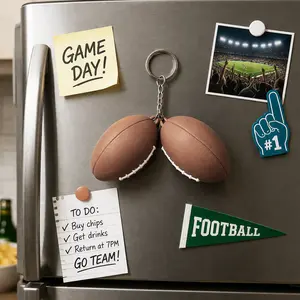 Best Gift for American rugby Fans! 3-in-1 rugby Keychain Bottle Opener