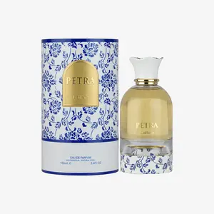 Petra Lattafa Eau De Parfum 3.4oz 100ml Mediterranean-Inspired Summer Scent with Plum Rum Tuberose Coconut Praline Musk Vanilla Regular Edition
