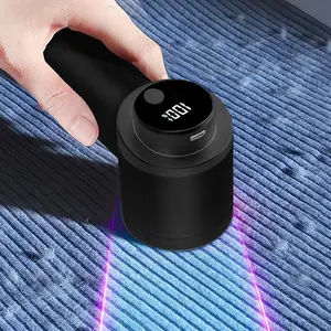 Rechargeable Household Fabric Shaver, Lint Remover with 3 Speeds & 6 Blade Design, Portable Electric Sweeper for Clothes, Furniture, Sofa, Blankets
