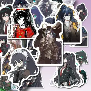 Action Figures COS Anime Limbus Company Hong Lu 59 pcs set Q Version Cute Cartoon Mobile Phone Stickers Children's Gift Toys