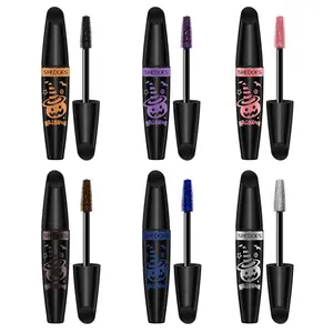Halloween Colorful Eyelash Primer, Waterproof Long-Lasting Smudgeproof Mascara, Volumizing Curling Lash Base Coat for Dramatic Look