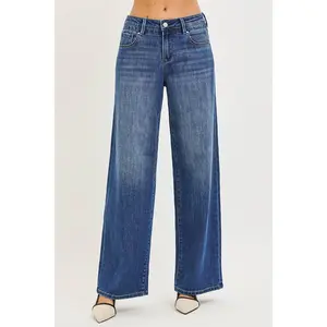 RISEN Slouchy Baggy Jeans with Pockets
