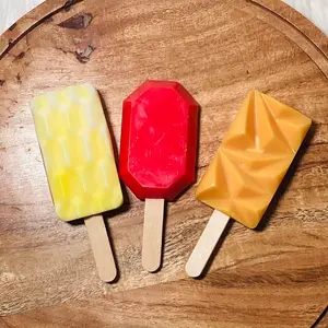 3 Popsicle Mini Wax Melts Bundle  (Pina Colada, Orange Sherbet, Cherry Bomb)