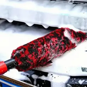 Universal High-Grade Wool Wheel Cleaning Brush Set, Tire Brush for Hard-To-Reach Areas, Detailed Tire Cleaning Kit, Car Wheel Brush