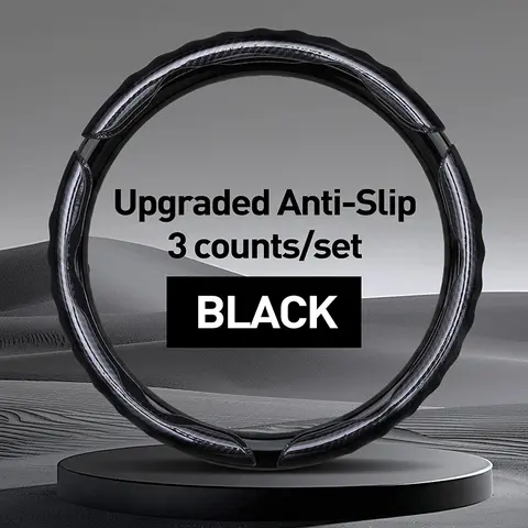 Car Steering Wheel Cover, Non-slip Design Steering Wheel Protector, Universal Car Steering Wheel Cover for 15 Inch, Decor Gadgets, Car Accessories, Men Gifts, Car Essentials, Vehicle, for Racing
