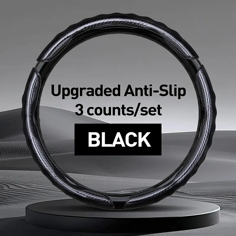 Car Steering Wheel Cover, Non-slip Design Steering Wheel Protector, Universal Car Steering Wheel Cover for 15 Inch, Decor Gadgets, Car Accessories, Men Gifts, Car Essentials, Vehicle, for Racing