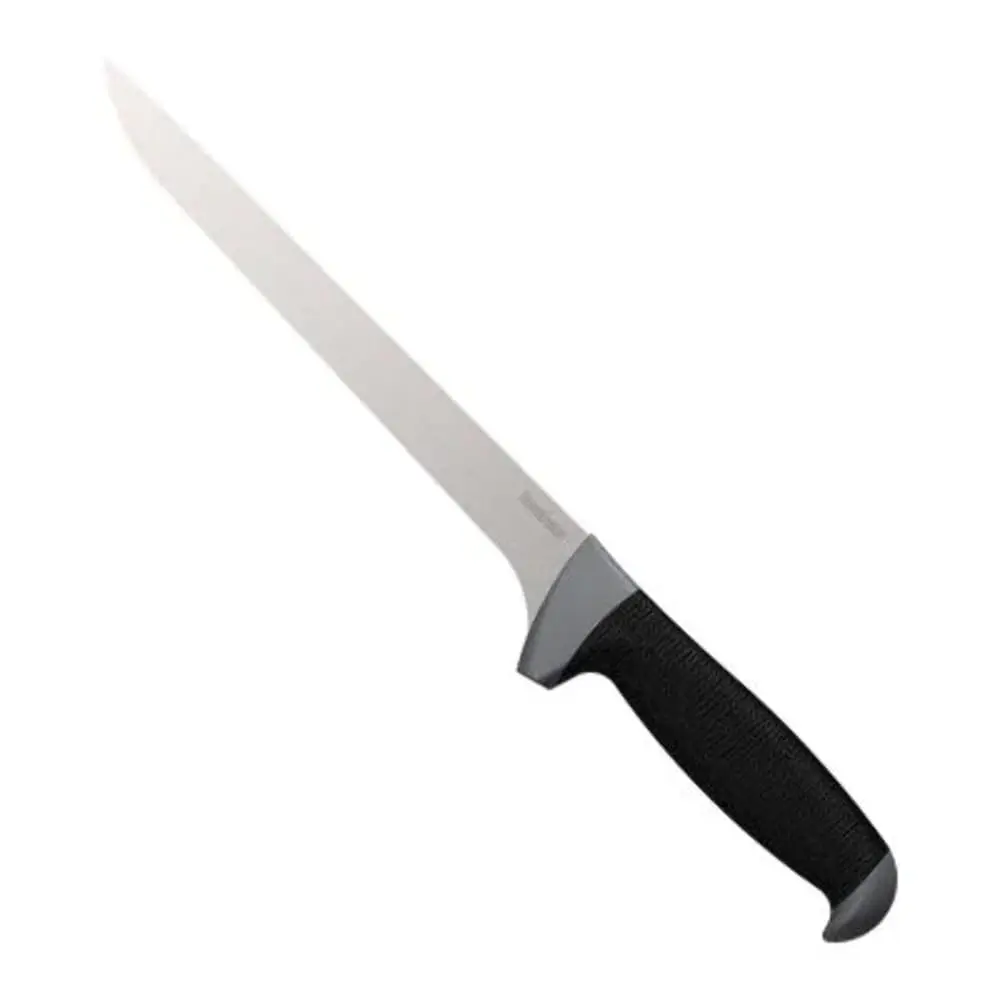 Kershaw 7.5" Narrow Steel Blade Fish Fillet Knife, Includes Protective Sheath, for Meat Preparation, Silver Kitchen Knives