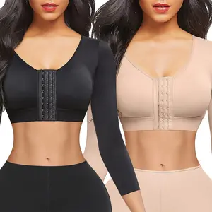 Arm Shaper for Women Post Surgery Arm Lipo Compression Sleeves Arm Front Closure Shapewear Bra Arm Shaper for Women Post Surgery Arm Lipo Compression Sleeves Arm Front Closure Shapewear Bra