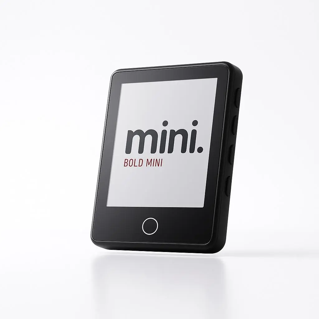 Bold Mini Music Player - Standalone Cloud-Free Device with Precision-Tuned Audio Engine & Premium Aluminum Body for Pure Listening