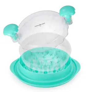 HAUSHOF Chicken Shredder Tool Twist, Large 3 Layer Meat Shredder Grinder, Visible, Strong Anti-Slip, BPA Free, Dishwasher Safe, for Steak, Pork