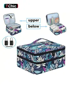 Locking Storage Box Travel Bag for Toys Receive Bag Game Toys Storage Bags，Discreet Bag for Toys，rivate Toy Storage Bag Box for Women and Men，Foldabl Lockable Adult Toy Organizer for Discreet Storage Privacy Protection