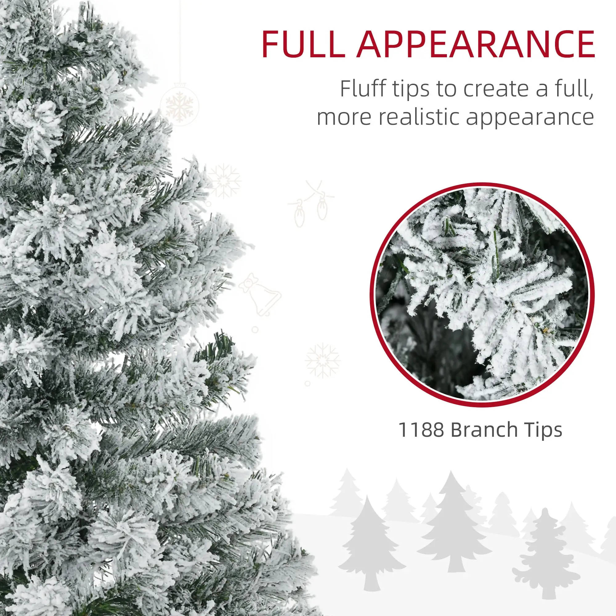  180cm Snow Tree/564 Branches