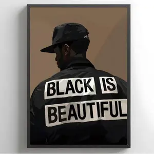 Black man Art, Fashion, Black man Wall Art, Black African Wall Art, Product without frame Decor Gift