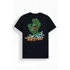 Santa Cruz Men's Kendall Grid Hand T-Shirt - Multicolor