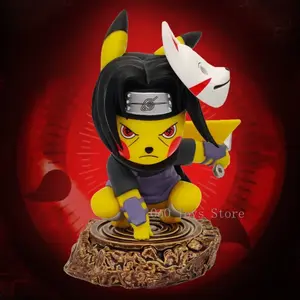 10.5cm/4.13in Anime Figure Naruto Uchiha Itachi Cosplay Pika Action Figure Gift Doll