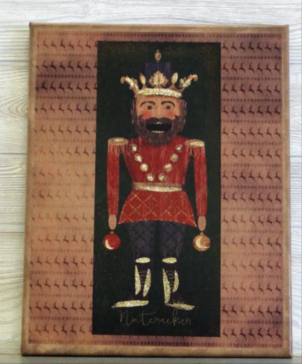 King Nutcracker 11X14 Canvas Print - Decorative Artwork for Wall Decoration, Ideal for Room Decoration and Artistic Ornaments