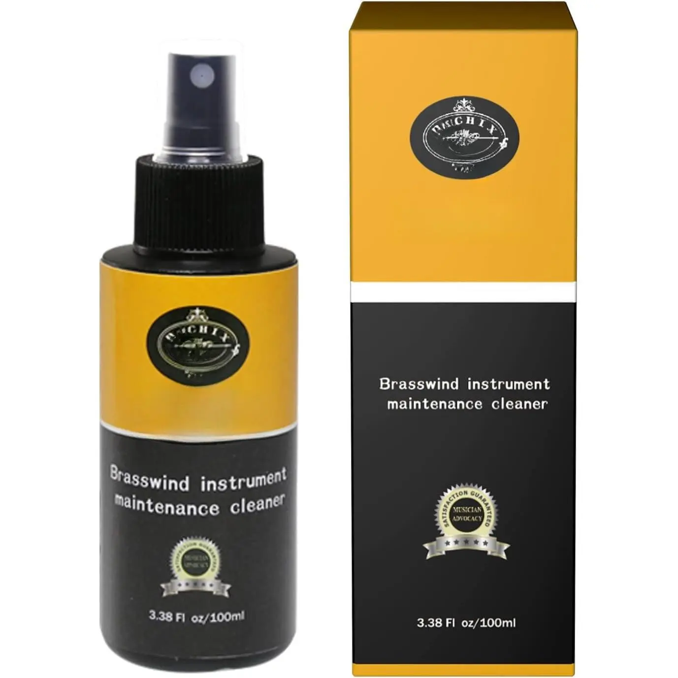 Brass Instrument Maintenance Cleaner with Metal Polish - For Saxophone, Trumpet, Trombone, Horn, Tuba, Euphonium & Other Brass Instrument Surface Care