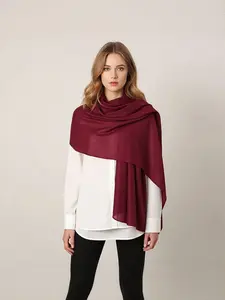 Hot New Single Color Linen Women's Scarf, Pure Cotton Feel Long Shawl, Stylish Elegant Accessory for Everyday Wear, Perfect Gift Idea